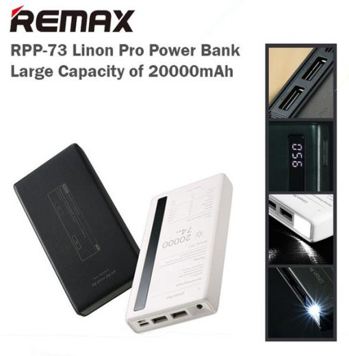 Remax Power Bank Linon Pro Series 2 Port 20000mAh 74 wh buy online sri lanka shop colombo price choice 3