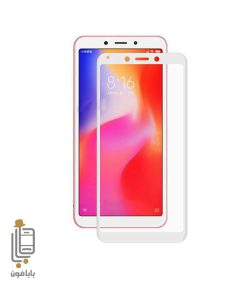 قیمت و خرید گلس-فول-چسب-سه-بعدی-سفید-گوشی-شیائومی-Redmi-6A