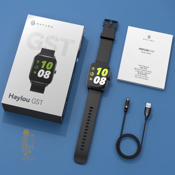 قیمت و خرید ساعت-هوشمند-مشکی-شیائومی-Haylou-GST