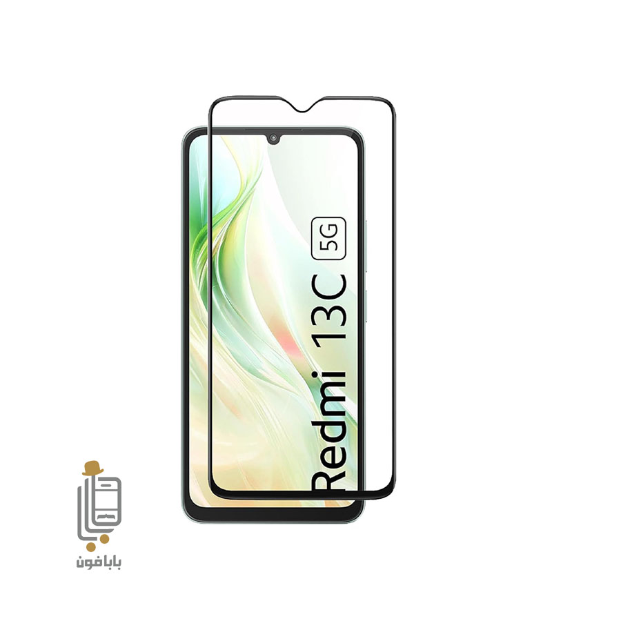 Xiaomi Redmi 13C 5G glass قیمت گلس فول چسب Xiaomi Redmi 13C 5G