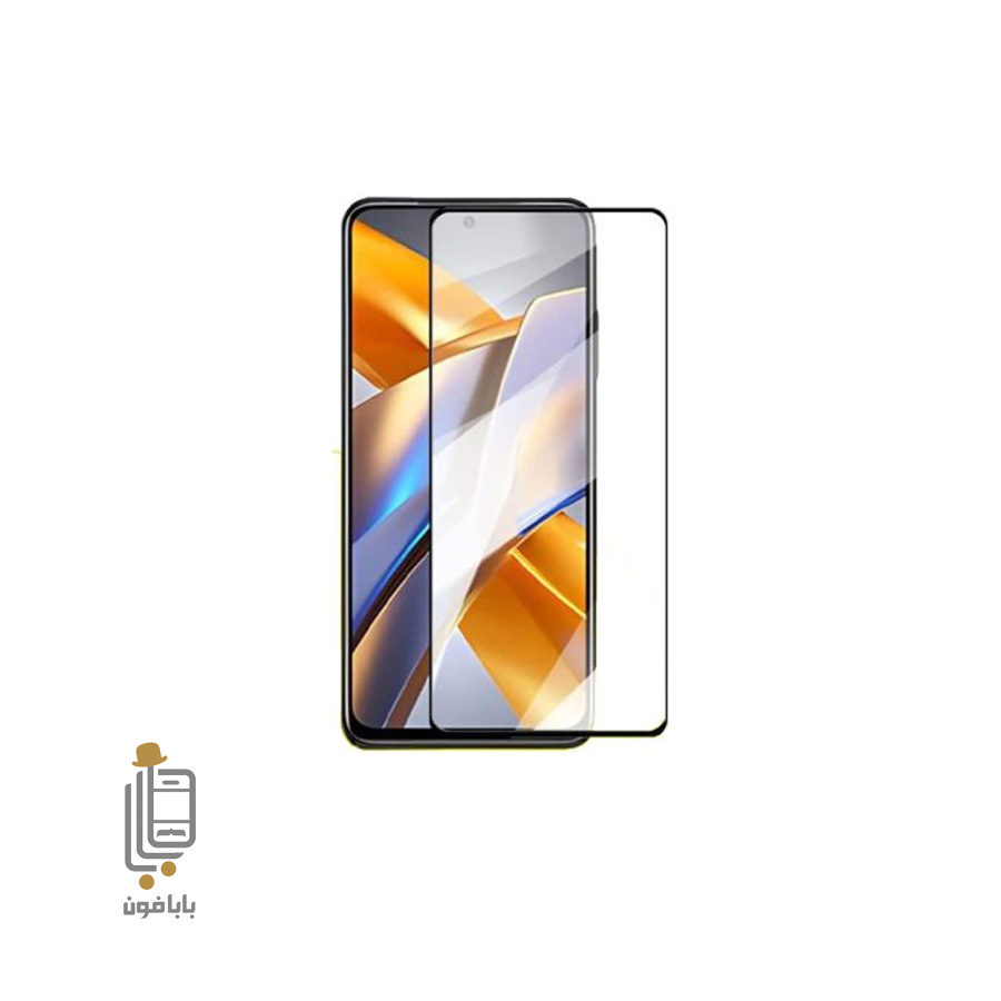 گلس-اصلی-پوکو-m7 گلس فول چسب Xiaomi Poco M7