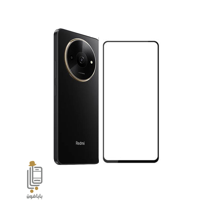 گلس-Redmi-A3X گلس فول چسب Xiaomi Redmi A3X